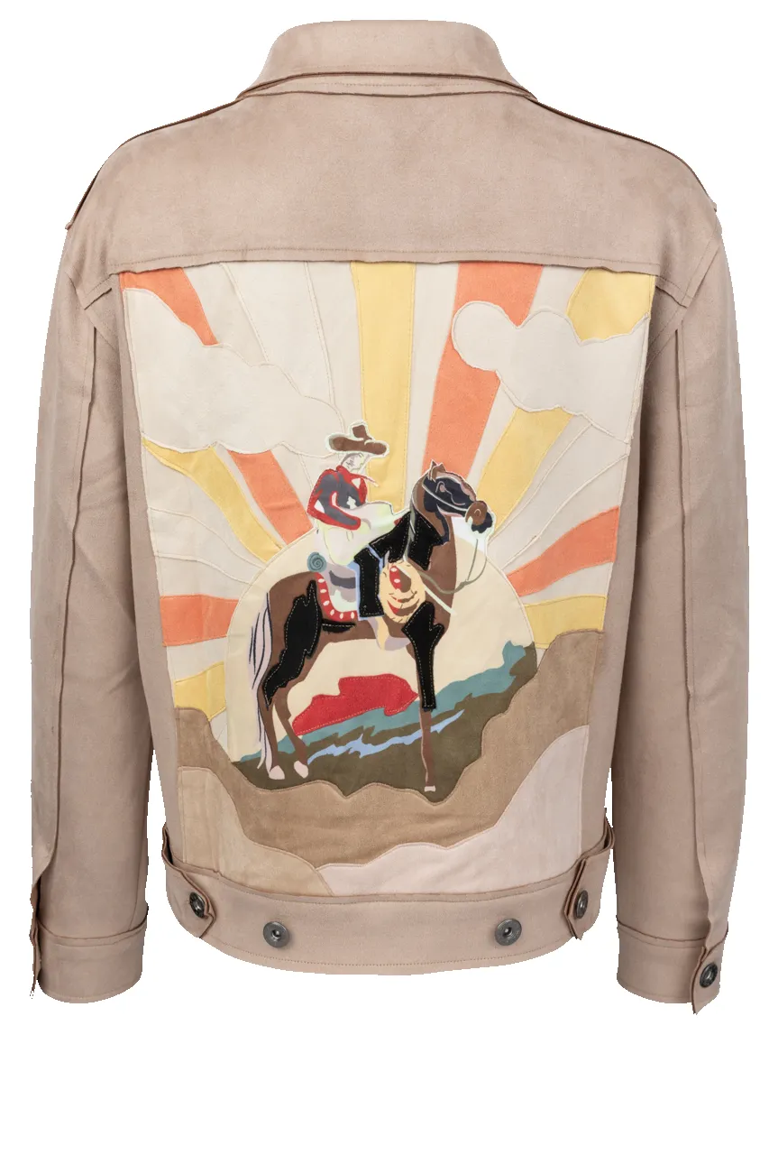 W.A.Y. Faux Suede Cowboy Jacket sold by Pinto Ranch