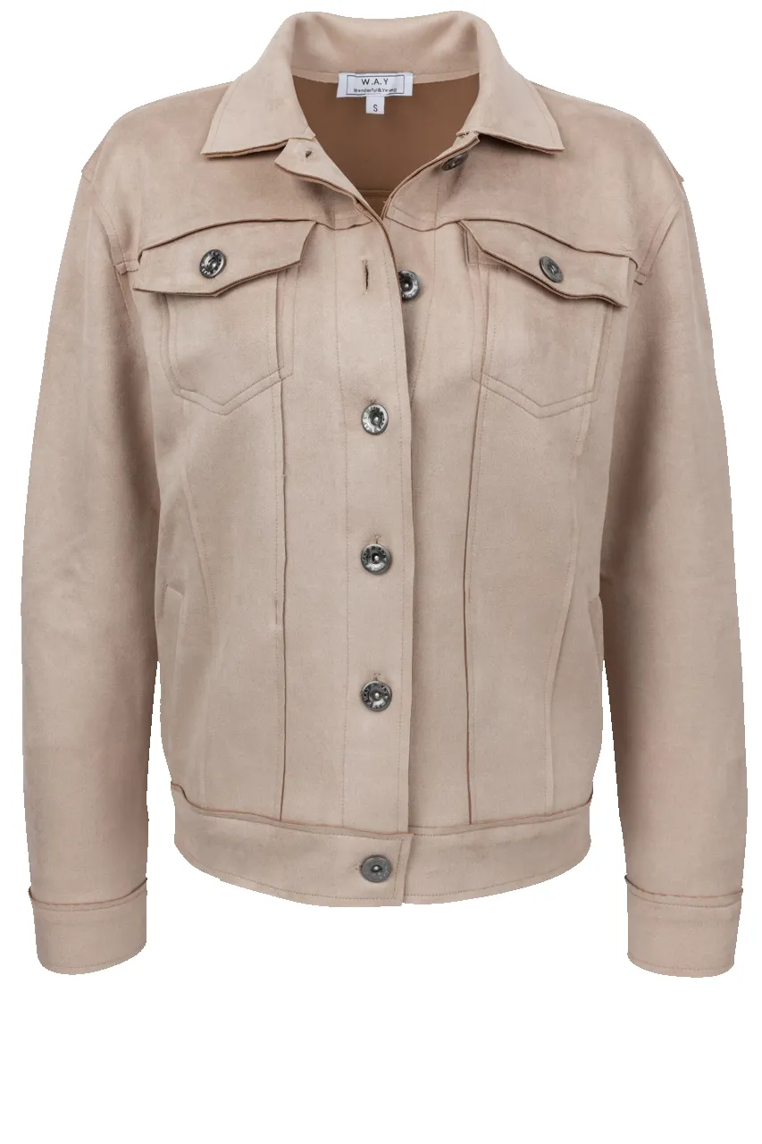 W.A.Y. Faux Suede Cowboy Jacket sold by Pinto Ranch product image thumbnail 2