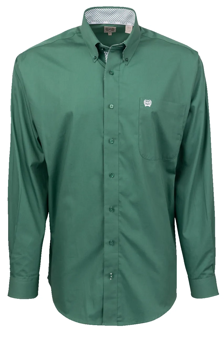 Cinch Button-Front Shirt - Green sold by Pinto Ranch
