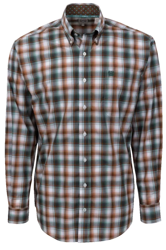 Cinch Button-Front Shirt - Multi Plaid sold by Pinto Ranch