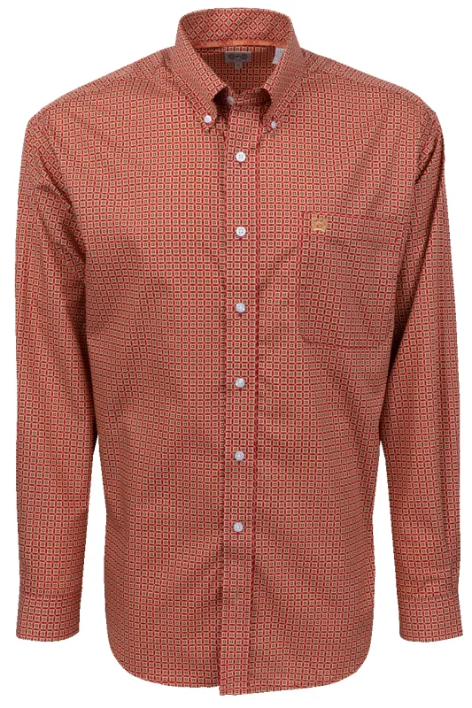 Cinch Button-Front Shirt - Red sold by Pinto Ranch