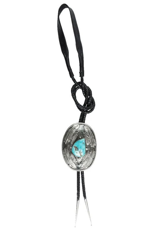Diva Diamonds Kingman Turquoise Bolo Tie sold by Pinto Ranch