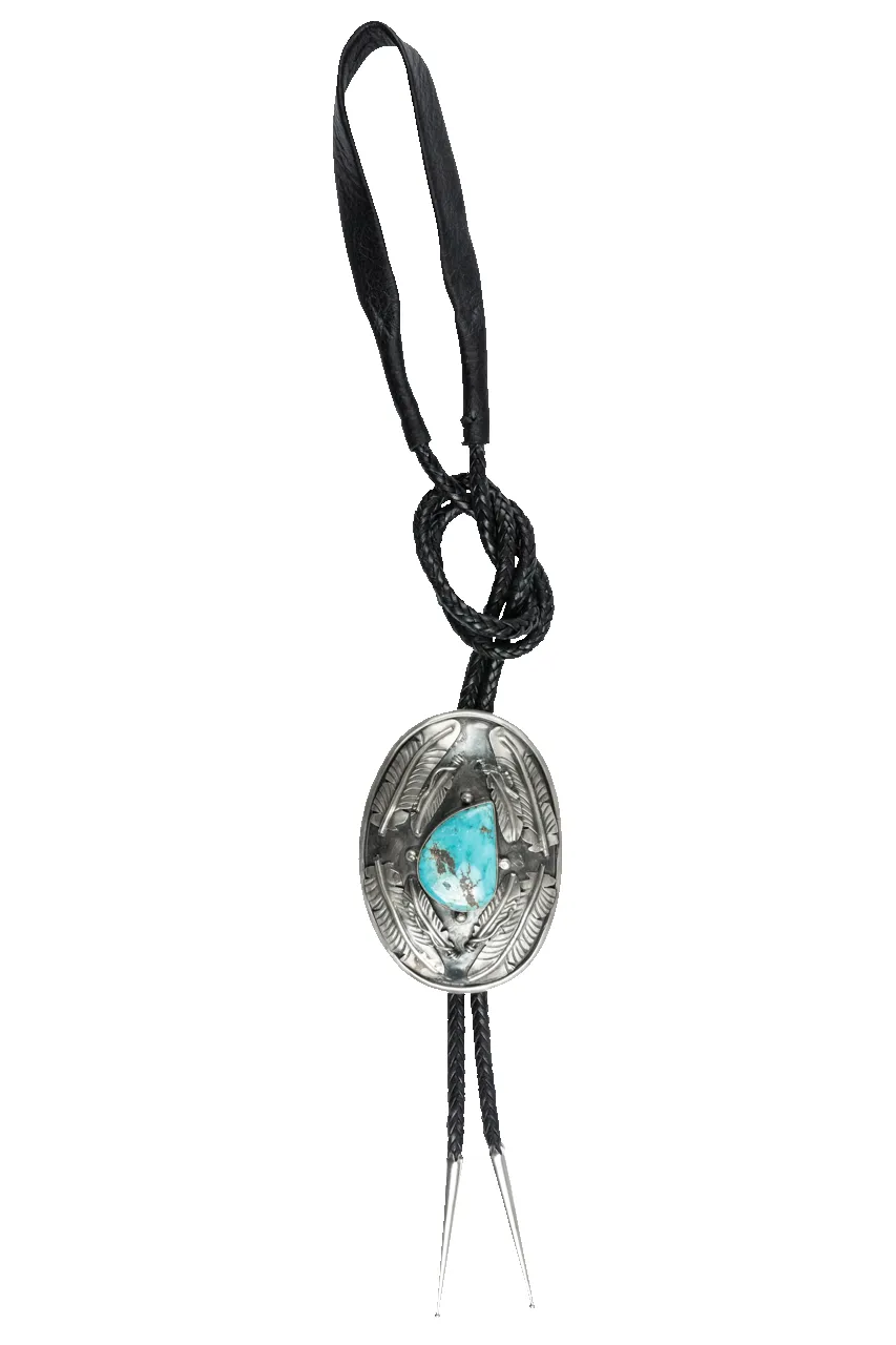 Diva Diamonds Kingman Turquoise Bolo Tie sold by Pinto Ranch