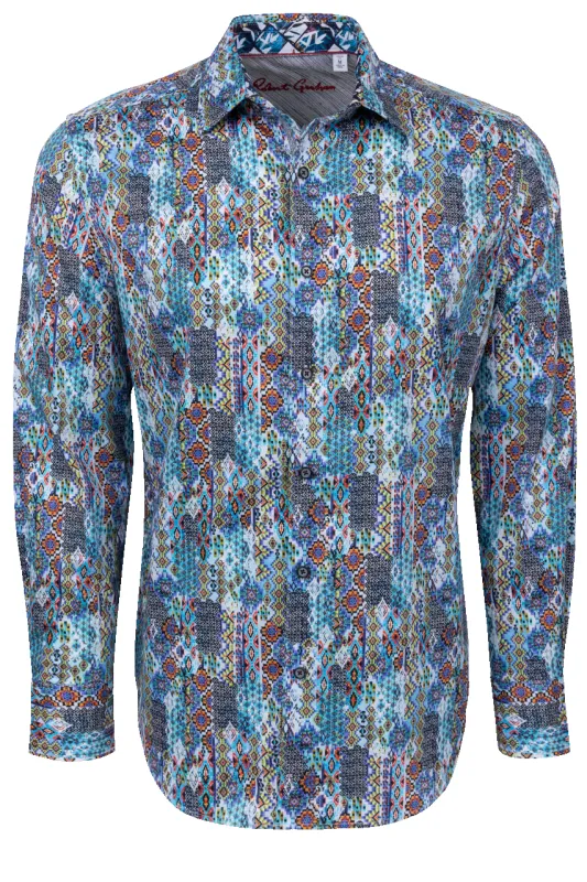 Robert Graham Merola Button-Front Shirt sold by Pinto Ranch