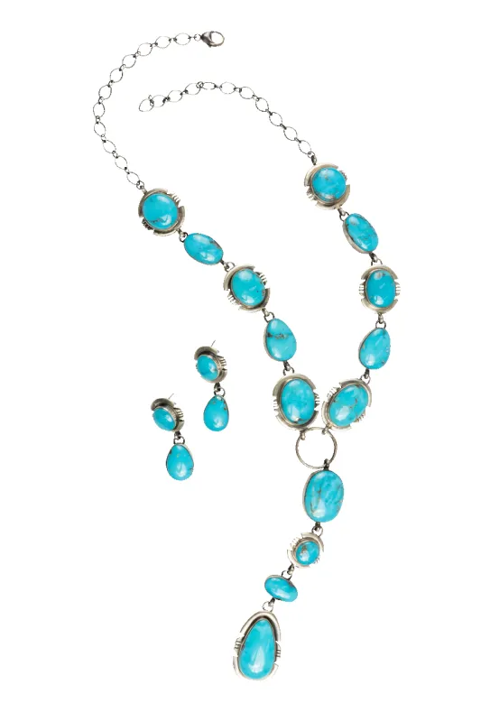 Multi-Stone Turquoise Necklace Set sold by Pinto Ranch