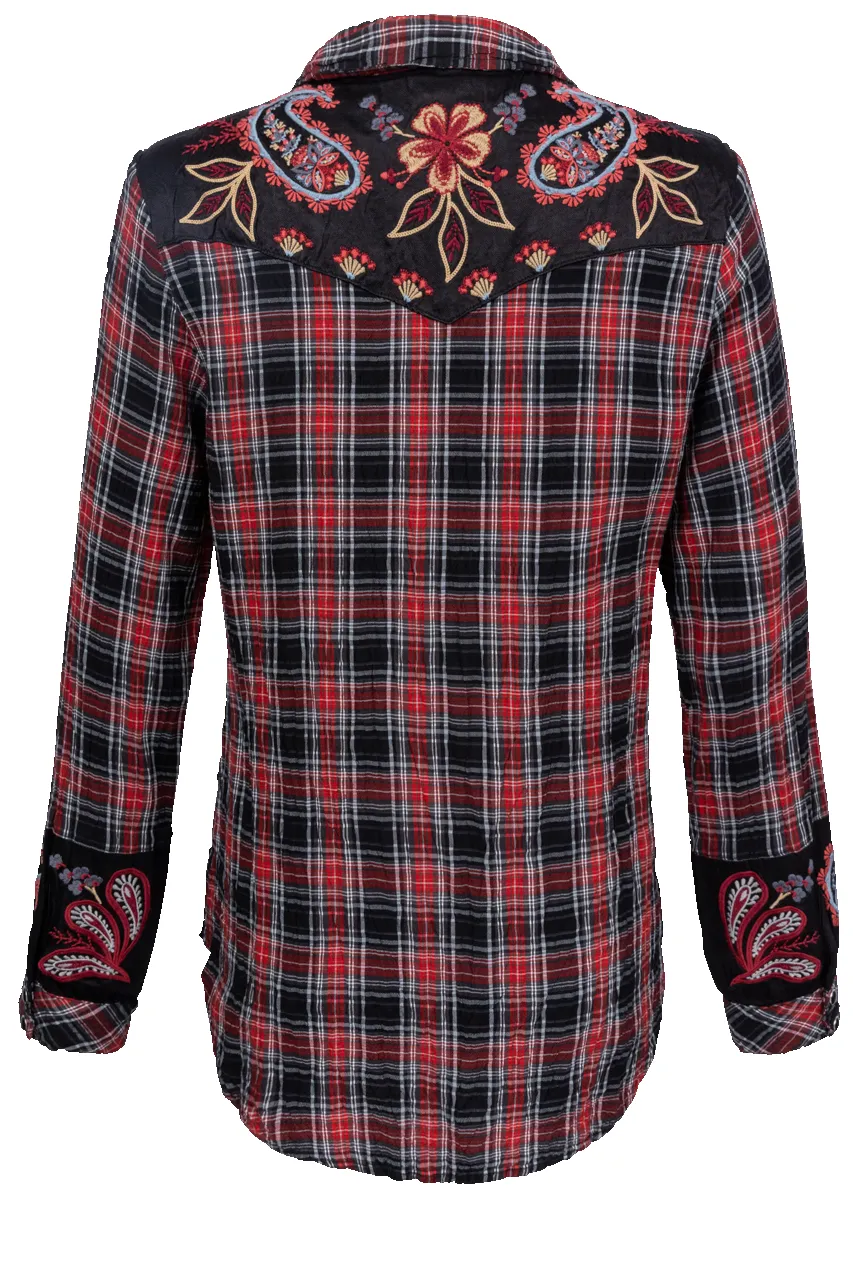 Johnny Was Puff Sleeve Western Top sold by Pinto Ranch product image thumbnail 2