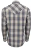 Stetson Men's Vintage Plaid Snap Front Shirt - Indigo sold by Pinto Ranch
