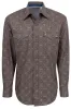 Stetson Men's Vintage Ornamental Snap Front Shirt - Brown sold by Pinto Ranch
