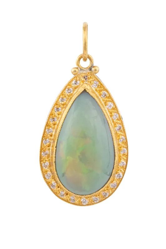 Opal & Diamond Pendant sold by Pinto Ranch