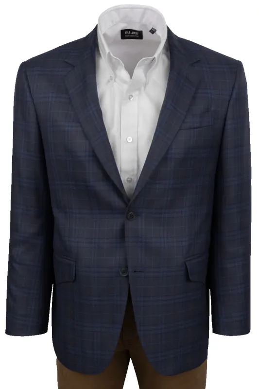 Pinto Ranch Blue & Gray Plaid Sport Coat sold by Pinto Ranch