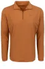 Texas Standard Performance Hybrid Quarter Zip Shirt - Burnt Orange sold by Pinto Ranch