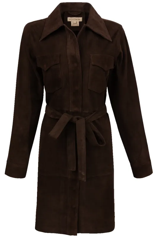 Stetson Women's Western Suede Shirt Dress sold by Pinto Ranch