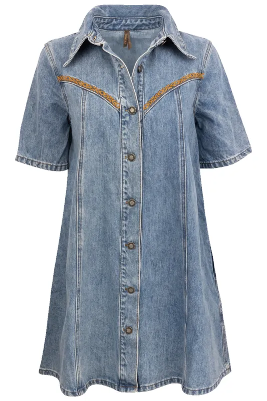 Stetson Women's Classic Denim Shirt Dress sold by Pinto Ranch