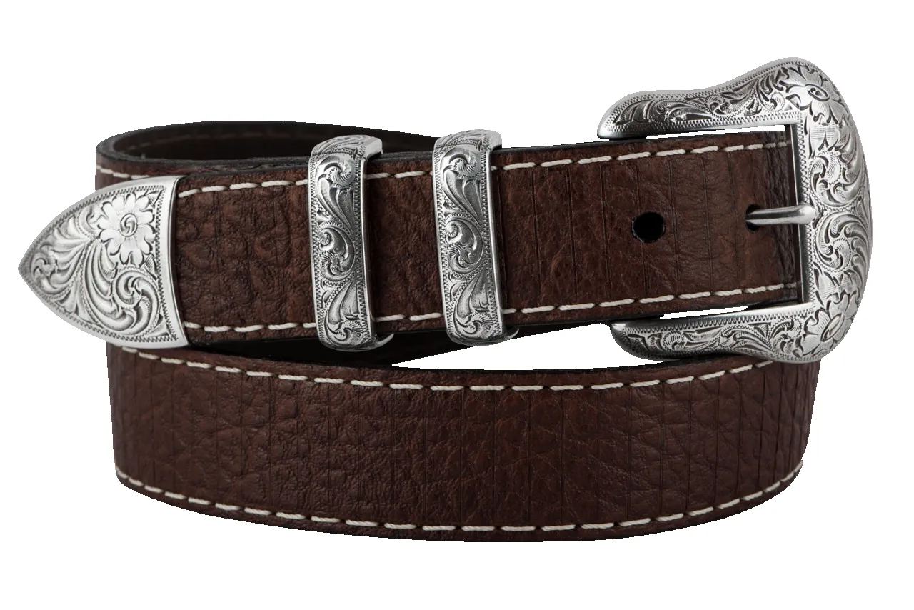 1.5" BLACK BISON 4PC HVY STITCH sold by Pinto Ranch product image thumbnail 3