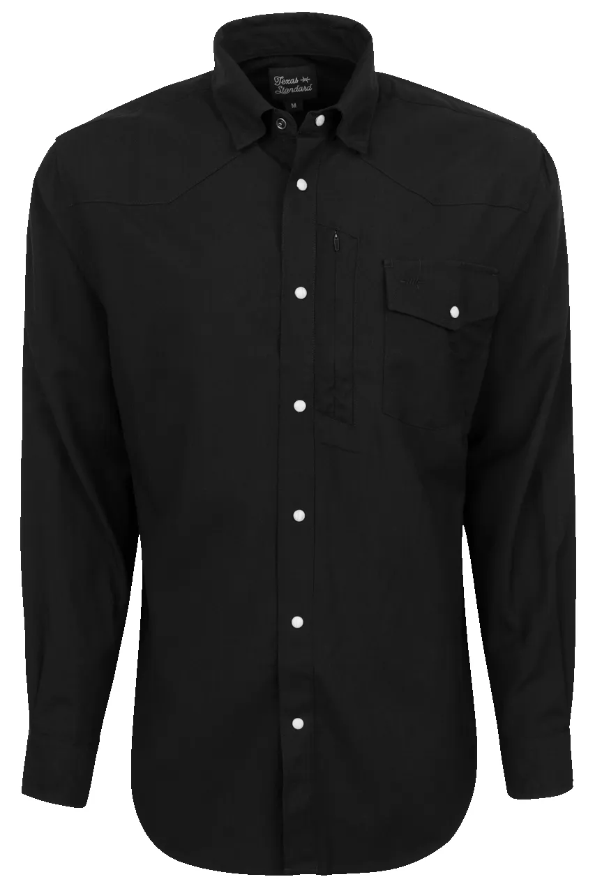 Texas Standard Tactical Outdoor Long Sleeve Shirt - Cannon Black sold by Pinto Ranch