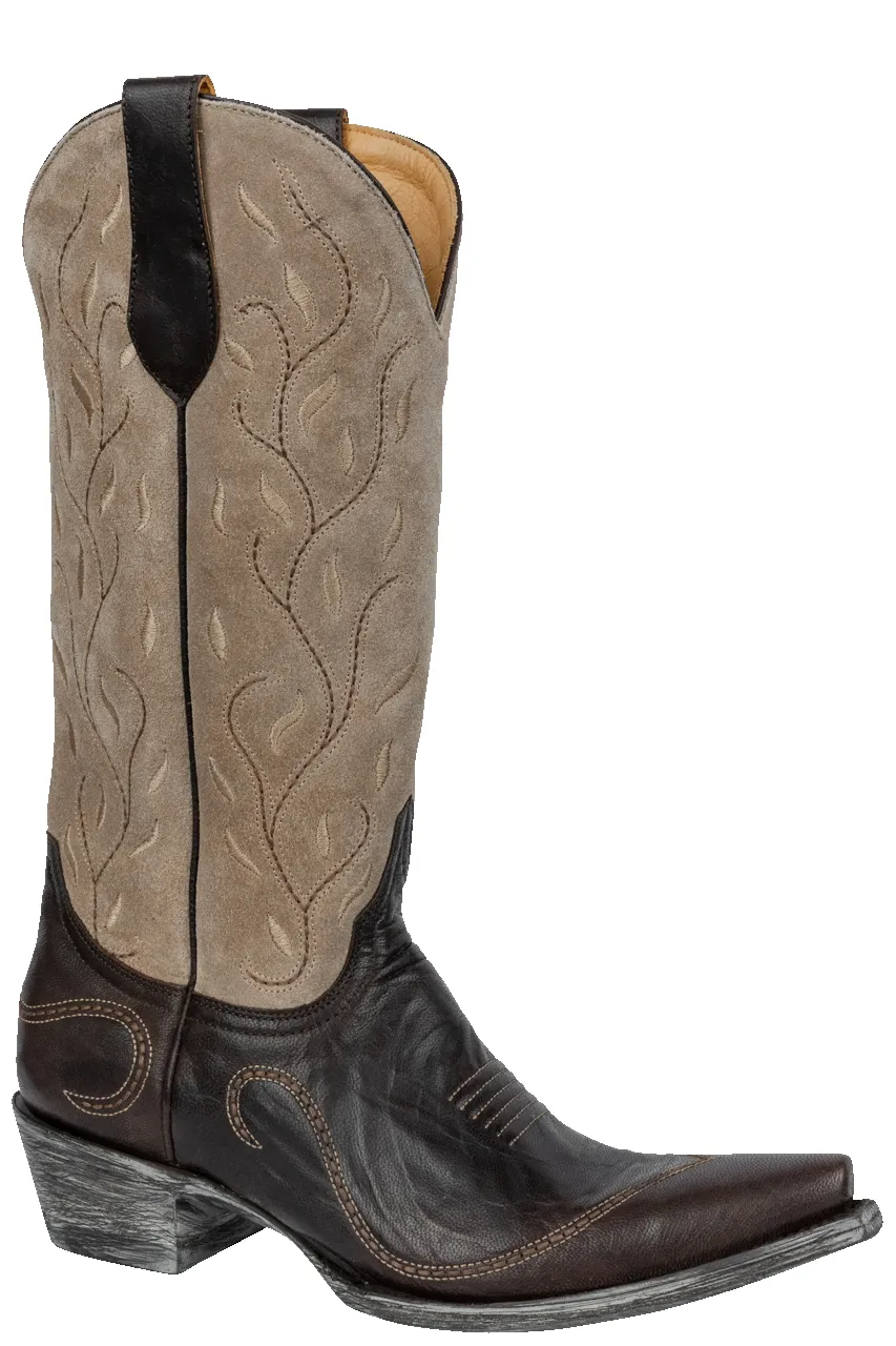 Old Gringo Orense Goat Cowgirl Boots - Chocolate sold by Pinto Ranch product image thumbnail 2