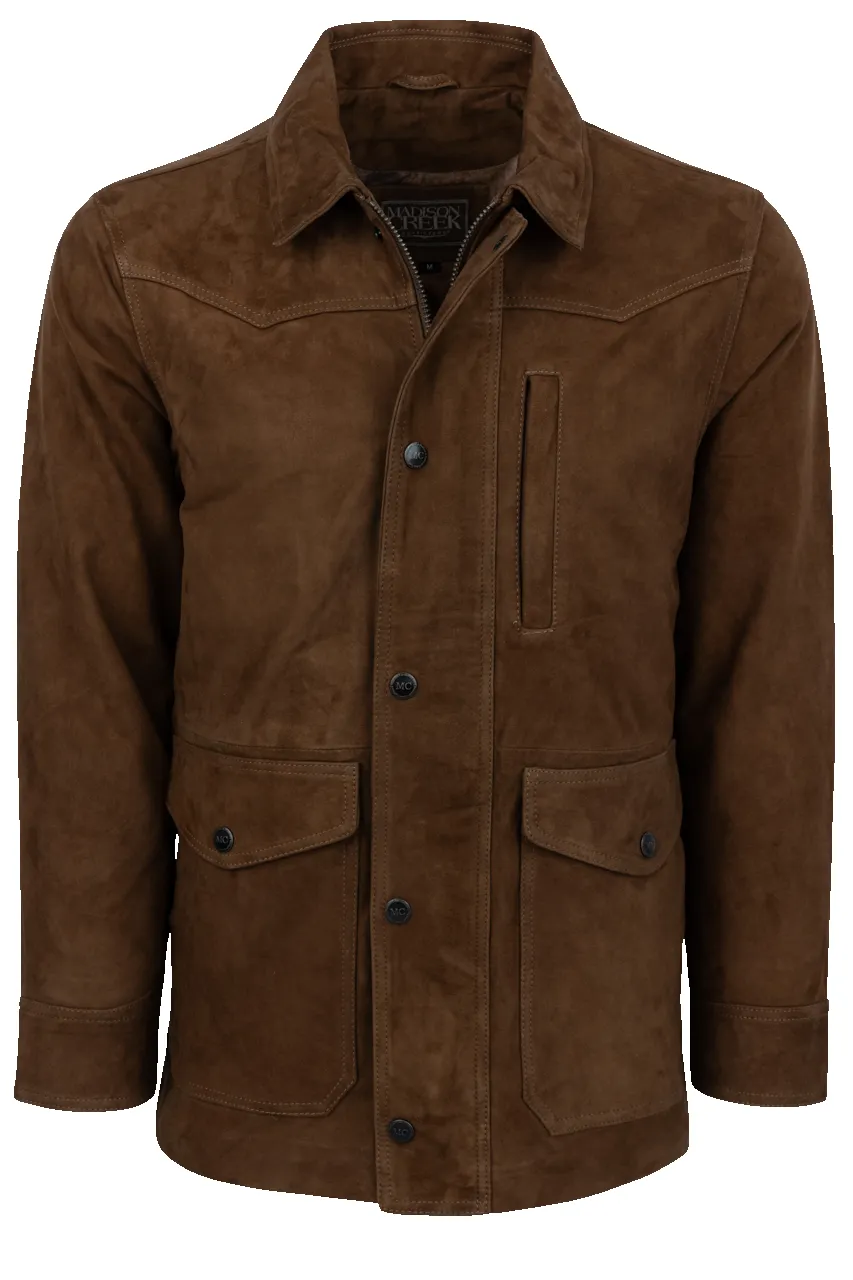 Madison Creek Bandera Goat Suede Leather Jacket sold by Pinto Ranch