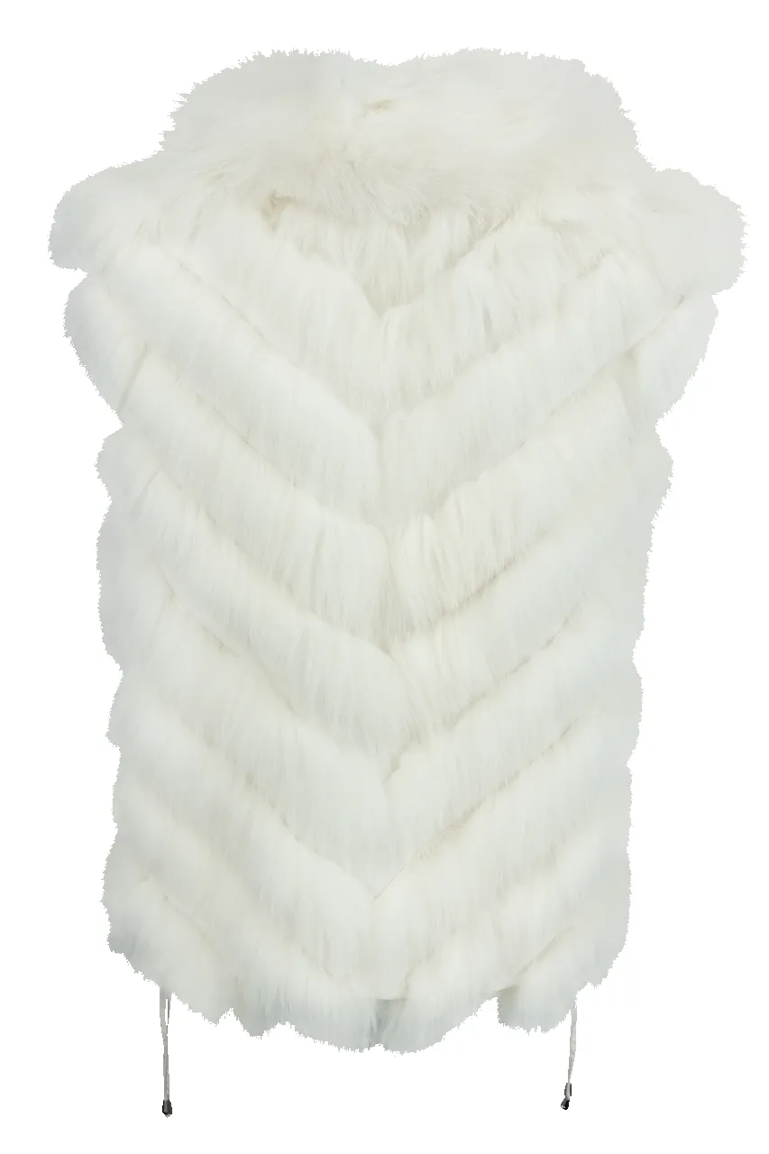 Diomi Fox Fur Vest sold by Pinto Ranch product image thumbnail 2