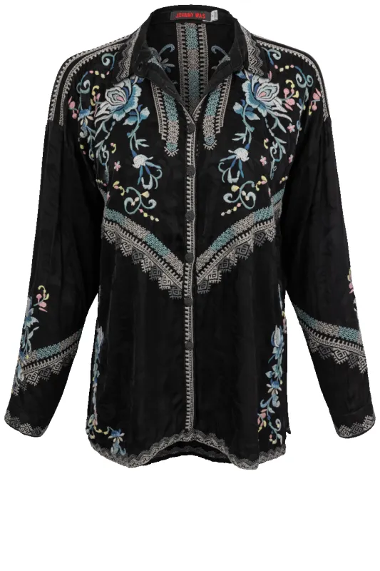 Johnny Was Audrey Button Down sold by Pinto Ranch