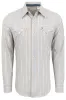 Stetson Men's Snap Front Shirt - Brown Stripe sold by Pinto Ranch