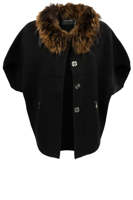 Dolce Cabo Fur Trimmed Cardigan sold by Pinto Ranch