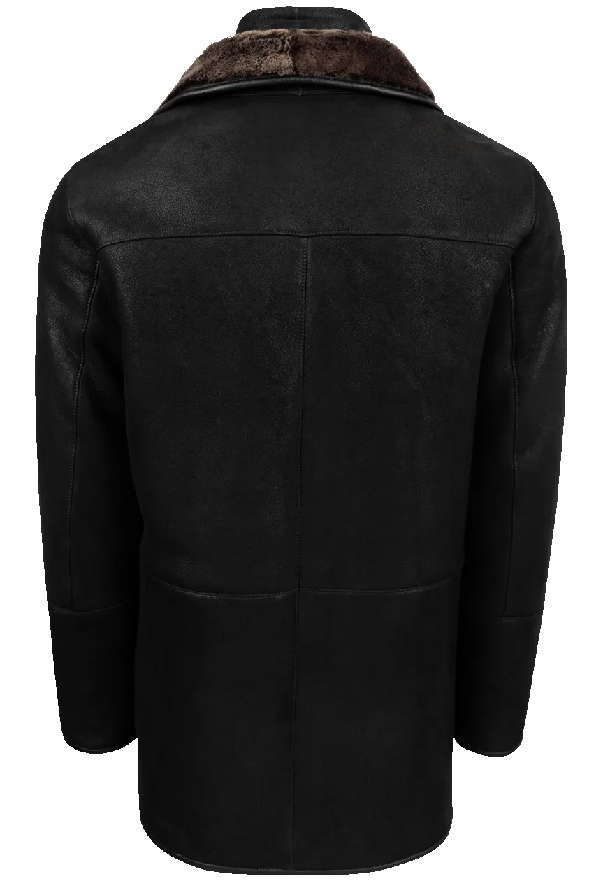 Pinto Ranch Black Shearling Coat sold by Pinto Ranch product image thumbnail 2