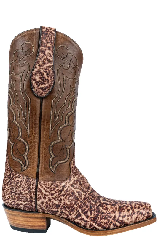 Tony Lama Vintage Elephant Cowboy Boots - Brown made by Tony Lama