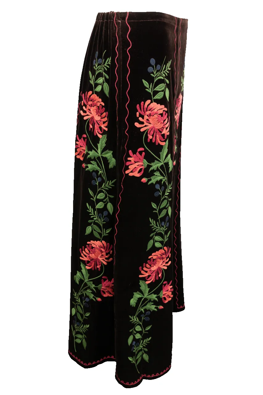 Tasha Polizzi Velvet Floral Skirt sold by Pinto Ranch product image thumbnail 3