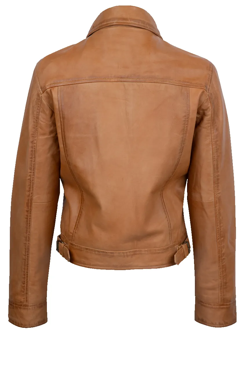 Maverick's Caramel Leather Jacket sold by Pinto Ranch product image thumbnail 2