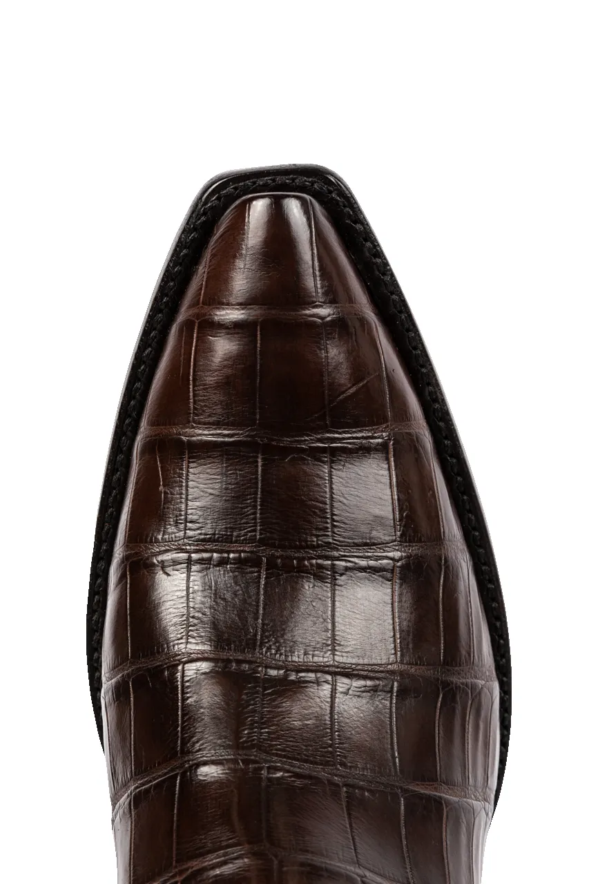 Stallion Nile Crocodile Cowgirl Boots - Chocolate sold by Pinto Ranch product image thumbnail 5
