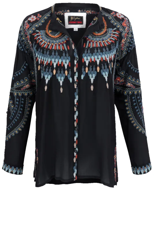 Johnny Was Audrey Mandarin Tunic sold by Pinto Ranch