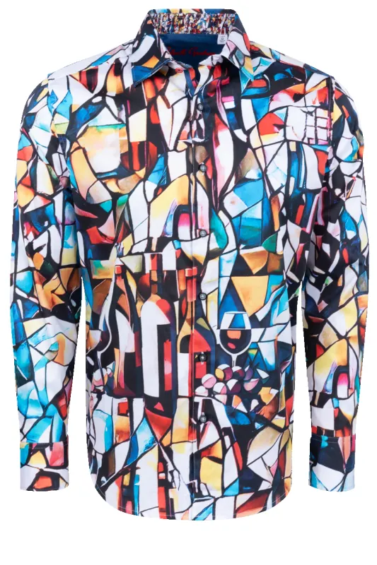 Robert Graham Mosaic Mixer Button-Front Shirt sold by Pinto Ranch