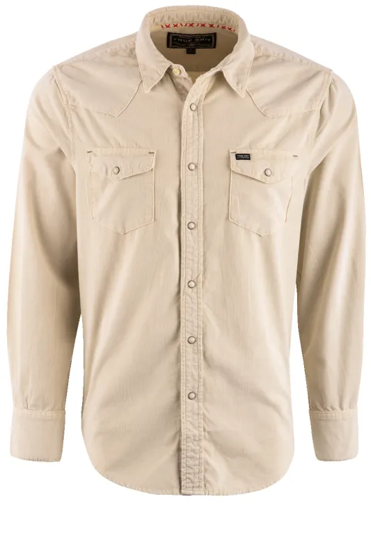 True Grit Jackson Cord Snap Front Shirt sold by Pinto Ranch