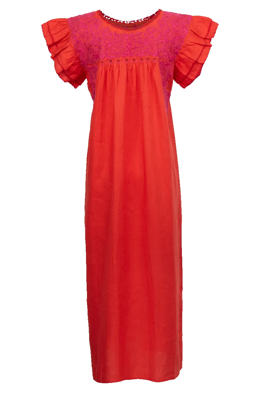 Margarita Mercantile Mariana Maxi Dress - Red sold by Pinto Ranch product image thumbnail 2