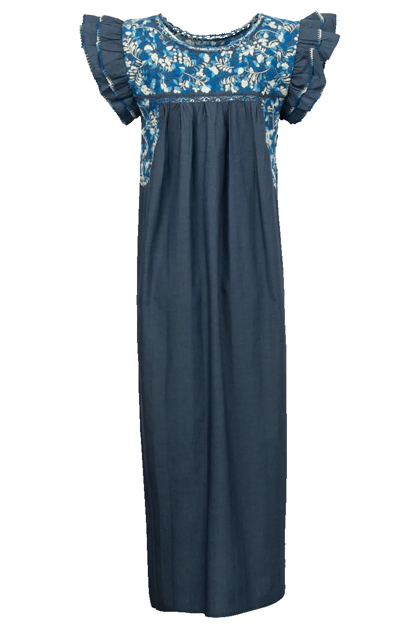 Margarita Mercantile Mariana Maxi Dress - Denim sold by Pinto Ranch product image thumbnail 2