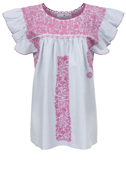 Margarita Mercantile Sara Top - Gray sold by Pinto Ranch