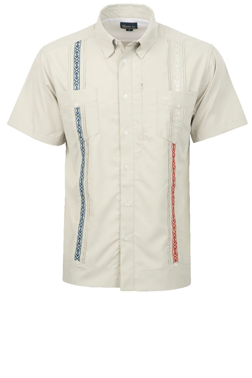 Texas Standard Lonestar Guayabera Shirt sold by Pinto Ranch
