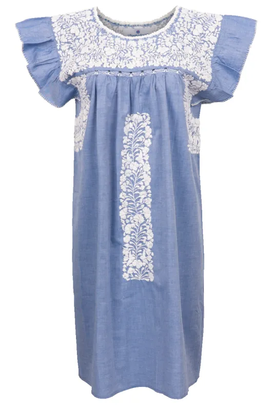 Margarita Mercantile Sara Dress - Denim sold by Pinto Ranch