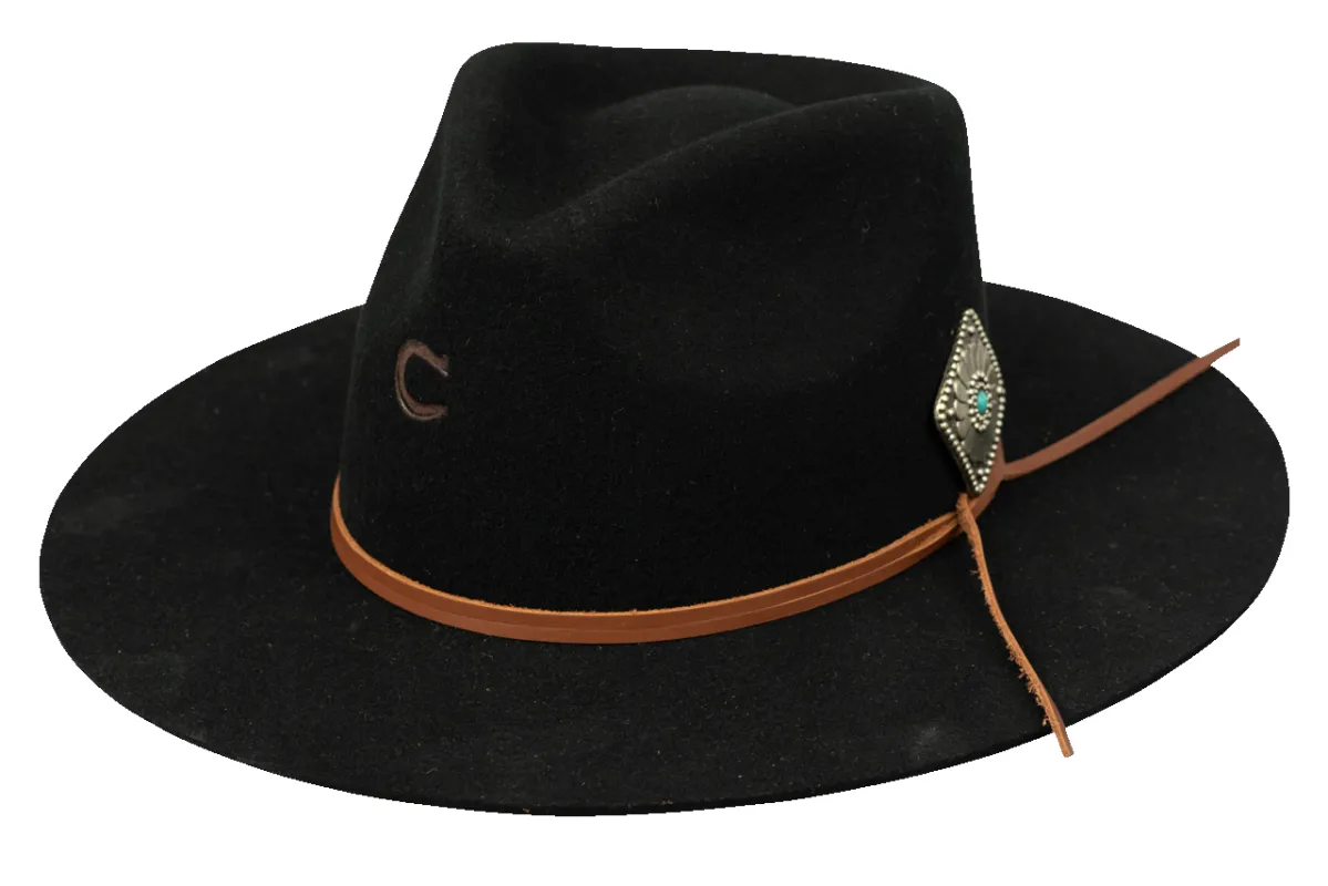 Charlie 1 Horse Lone Butte Hat - Black sold by Pinto Ranch