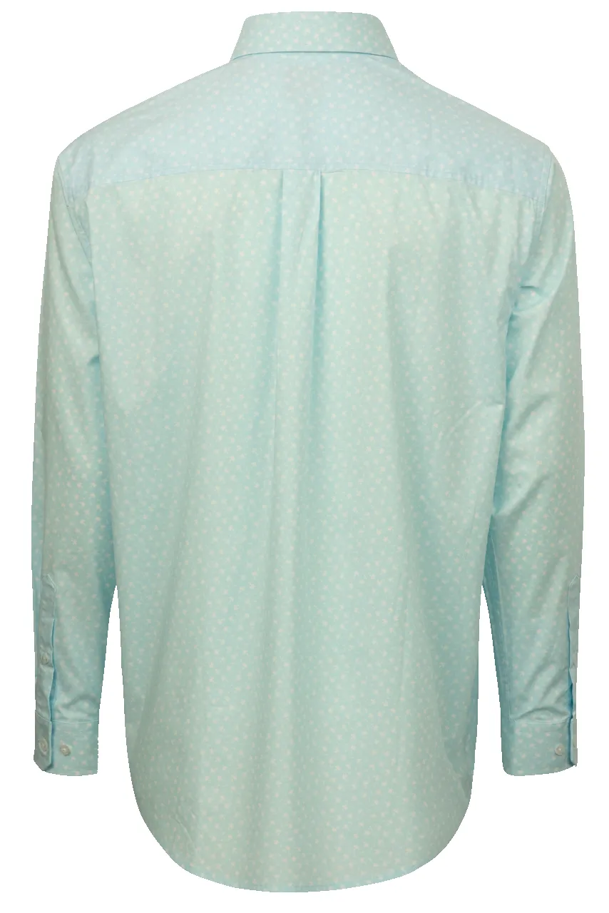 Cinch Floral Button-Front Shirt - Light Blue sold by Pinto Ranch product image thumbnail 2