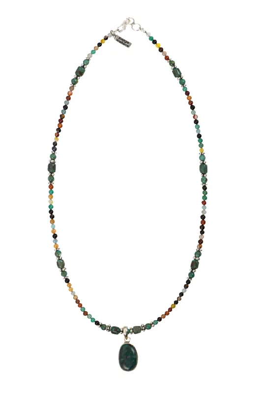 Paige Wallace Multi Stone Necklace sold by Pinto Ranch