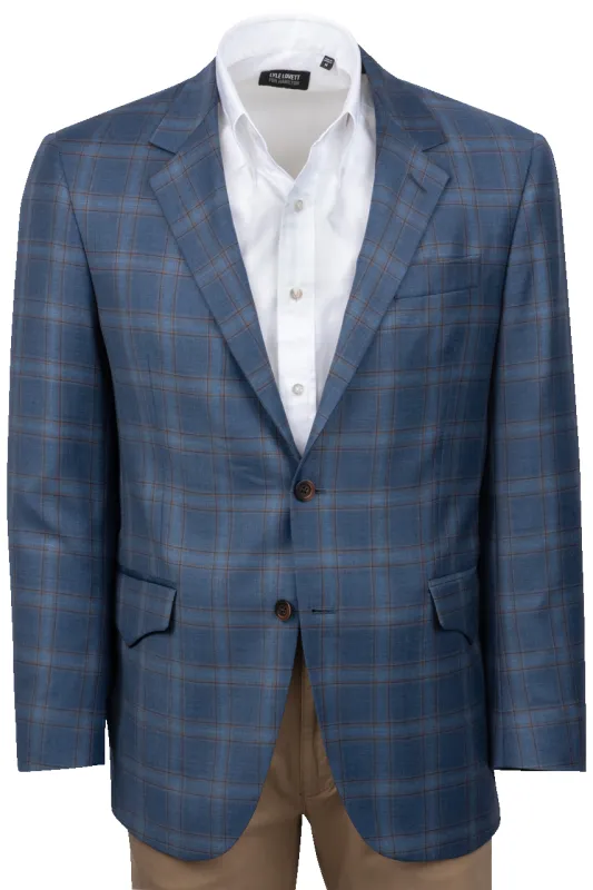 Pinto Ranch Blue Plaid Sport Coat sold by Pinto Ranch