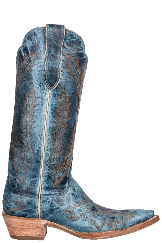 Black Jack Lone Star Cowgirl Boots - Cobalt sold by Pinto Ranch