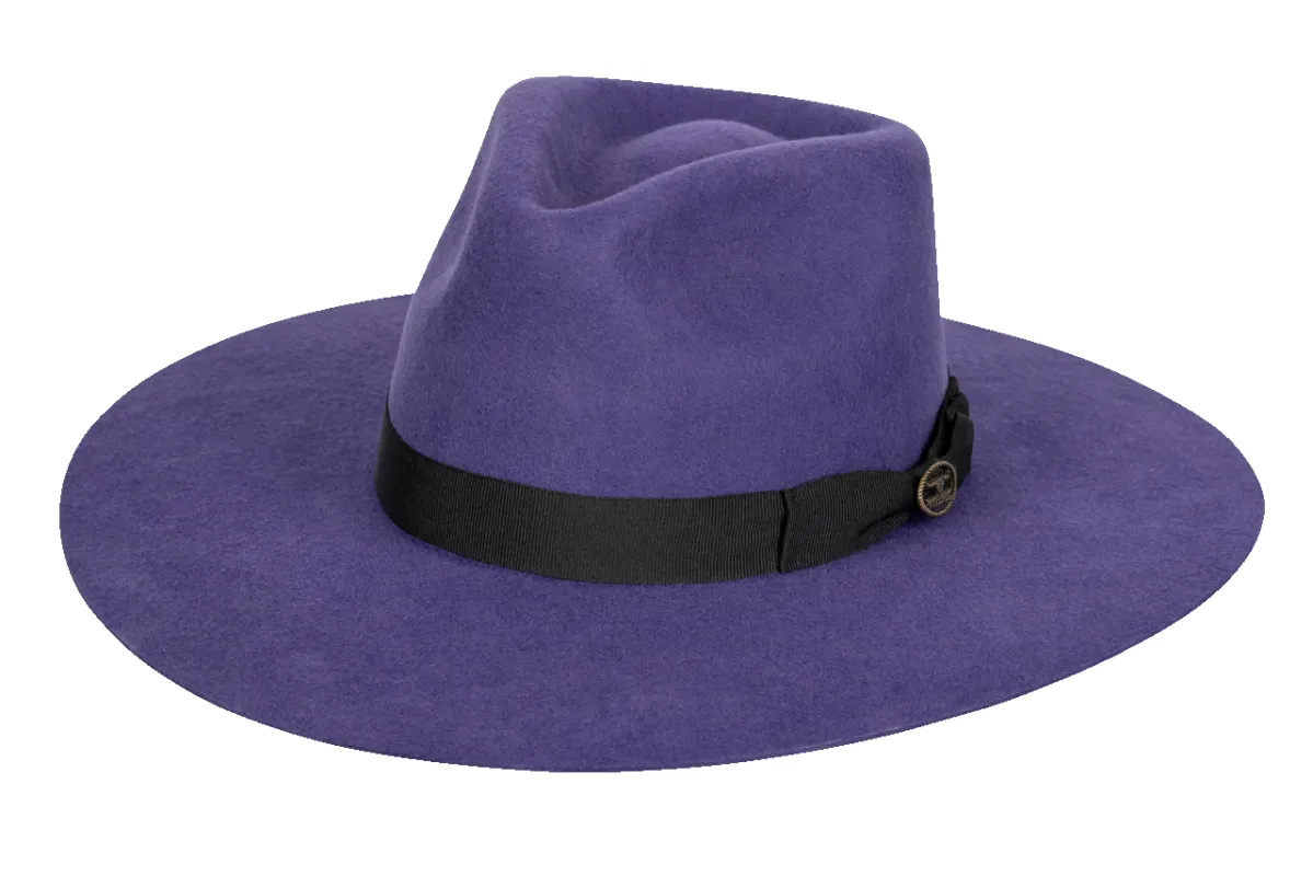 Bullhide Street Gossip Wool Hat - Purple made by Pinto Ranch