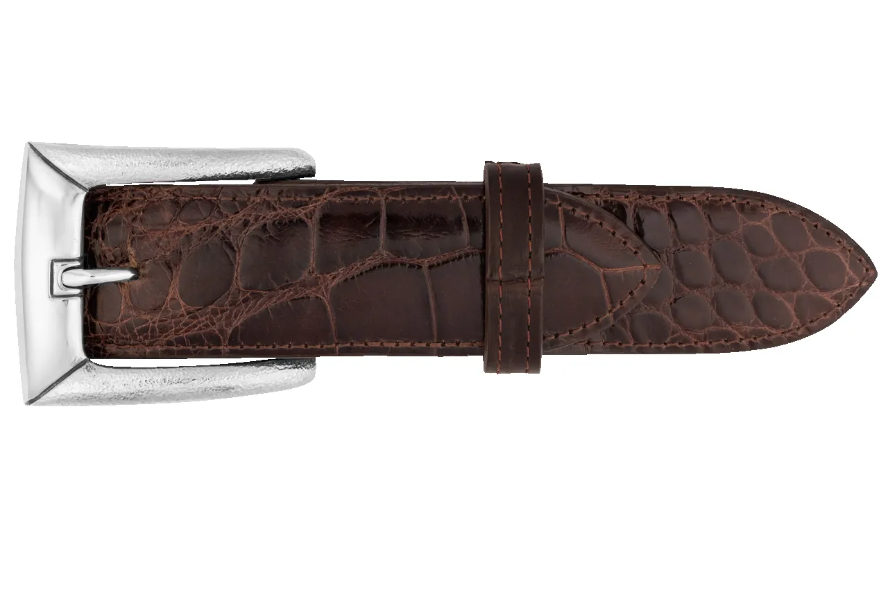 Jeff Deegan 1.5" Classic Silver Belt Buckle sold by Pinto Ranch