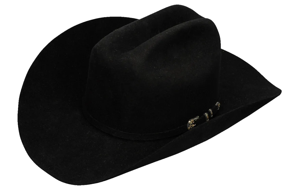 Milano 10X Jerarca Felt Cowboy Hat - Black sold by Pinto Ranch