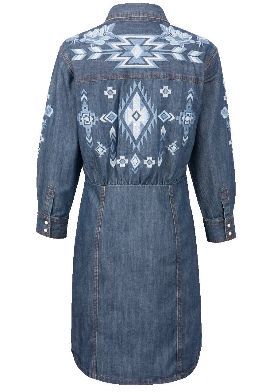 Stetson Women's Denim Shirt Dress sold by Pinto Ranch product image thumbnail 2