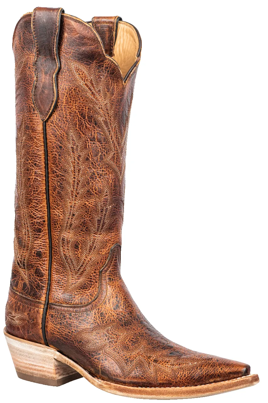 Black Jack Outpost Cowgirl Boots - Brandy sold by Pinto Ranch product image thumbnail 2
