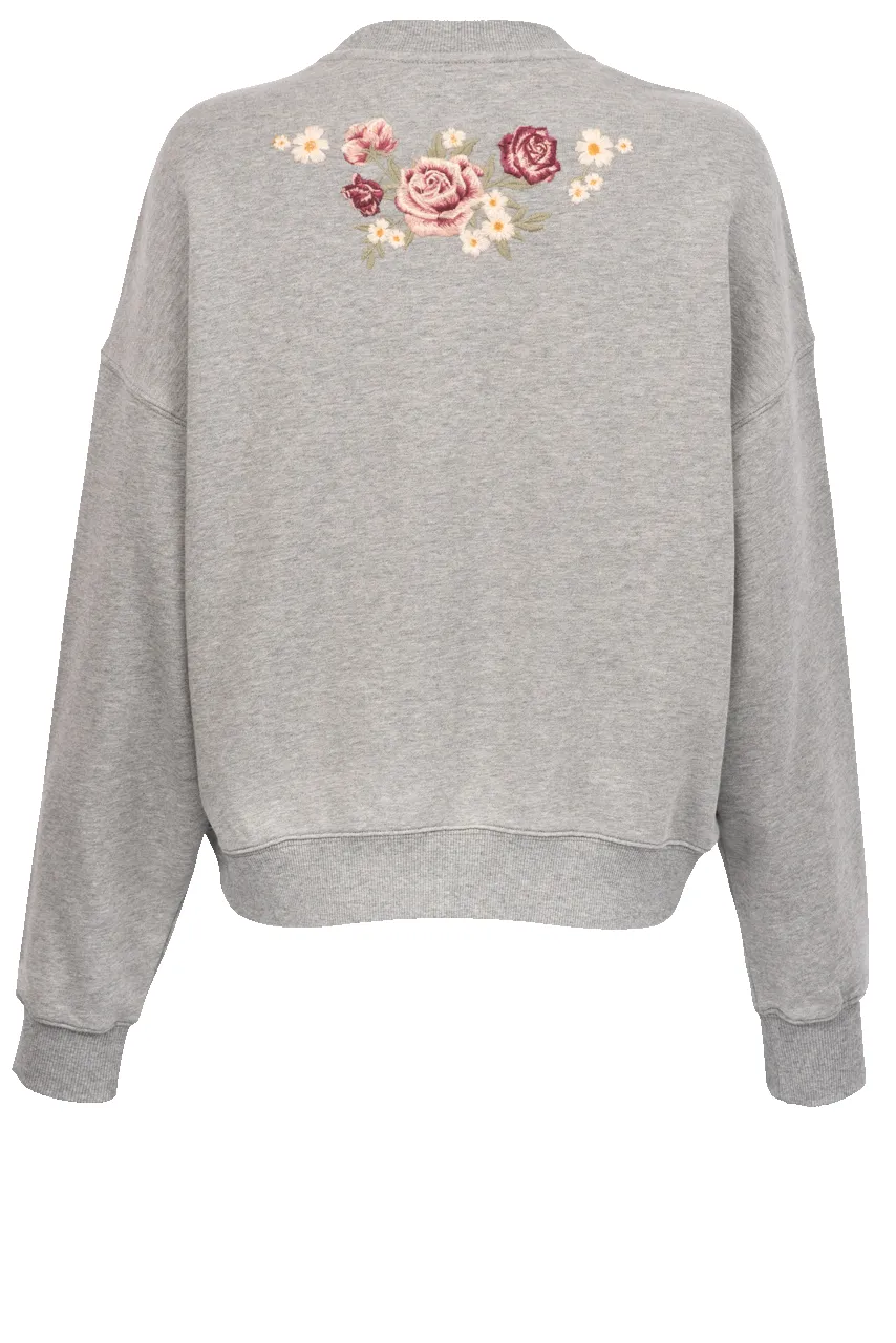 Driftwood Teddy Rose Sweatshirt sold by Pinto Ranch product image thumbnail 2