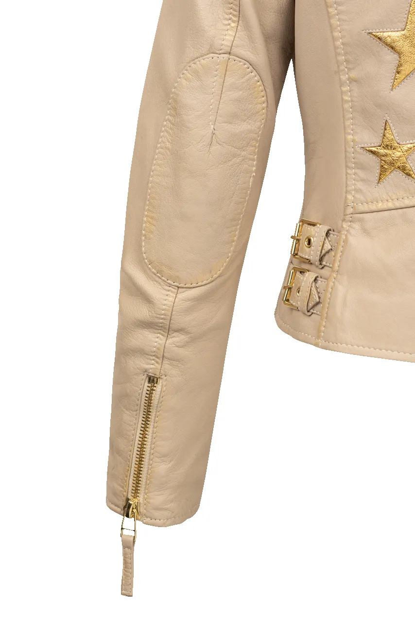 Mauritius Christy Gold Lamb Leather Jacket sold by Pinto Ranch product image thumbnail 3